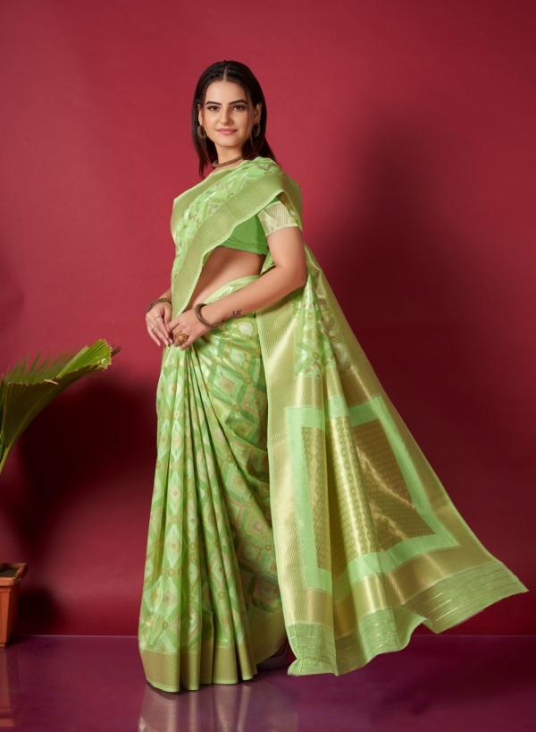 Muskan Fancy Designer Linen Saree Collection